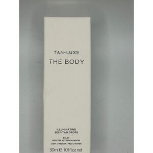 TAN LUXE THE‎ BODY Illuminating Self Tan Drops Light Medium 30ml 1.01 floz
